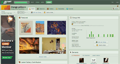 Desktop Screenshot of orange-yellow.deviantart.com