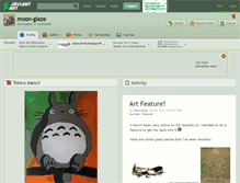 Tablet Screenshot of moon-glaze.deviantart.com