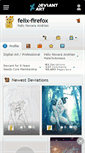 Mobile Screenshot of felix-firefox.deviantart.com