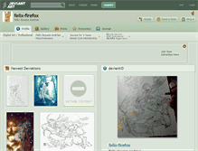 Tablet Screenshot of felix-firefox.deviantart.com