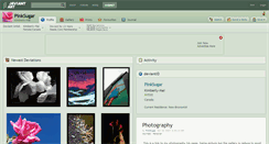 Desktop Screenshot of pinksugar.deviantart.com