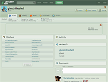 Tablet Screenshot of ghostntheshell.deviantart.com