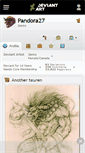 Mobile Screenshot of pandora27.deviantart.com