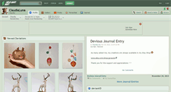 Desktop Screenshot of claudialuna.deviantart.com