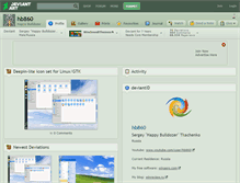 Tablet Screenshot of hb860.deviantart.com