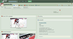 Desktop Screenshot of koyasunomiko.deviantart.com