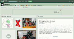 Desktop Screenshot of masshot54.deviantart.com
