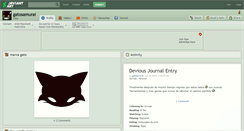 Desktop Screenshot of gatosamurai.deviantart.com
