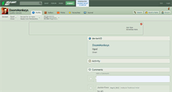 Desktop Screenshot of doommonkeys.deviantart.com