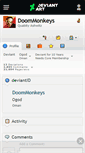 Mobile Screenshot of doommonkeys.deviantart.com