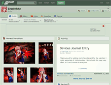 Tablet Screenshot of ensoiwhite.deviantart.com