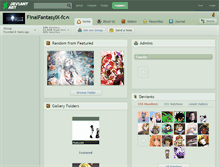 Tablet Screenshot of finalfantasyix-fc.deviantart.com