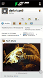 Mobile Screenshot of darkvixen8.deviantart.com