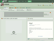 Tablet Screenshot of noladude.deviantart.com