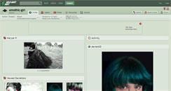 Desktop Screenshot of emothic-girl.deviantart.com