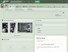 Tablet Screenshot of ckii.deviantart.com