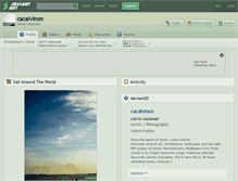 Tablet Screenshot of cacalvinon.deviantart.com