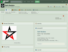 Tablet Screenshot of dark-pandora.deviantart.com