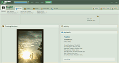 Desktop Screenshot of feallen.deviantart.com