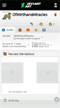Mobile Screenshot of ofmirthandmiracles.deviantart.com