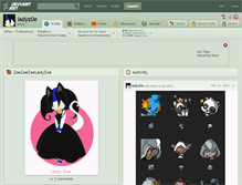 Tablet Screenshot of ladyz0e.deviantart.com
