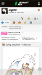 Mobile Screenshot of eigh8t.deviantart.com