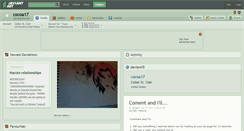 Desktop Screenshot of cocoa17.deviantart.com