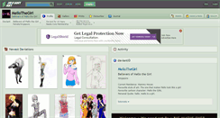 Desktop Screenshot of mellothegirl.deviantart.com