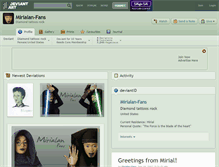 Tablet Screenshot of mirialan-fans.deviantart.com