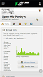 Mobile Screenshot of open-mic-poetry.deviantart.com