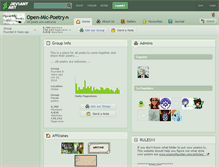 Tablet Screenshot of open-mic-poetry.deviantart.com