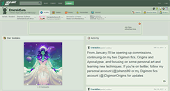 Desktop Screenshot of emeraldsora.deviantart.com