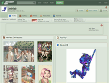 Tablet Screenshot of joshlab.deviantart.com
