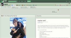 Desktop Screenshot of inspiral.deviantart.com