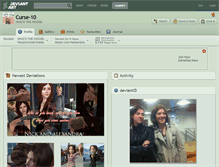 Tablet Screenshot of curse-10.deviantart.com