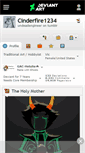 Mobile Screenshot of cinderfire1234.deviantart.com