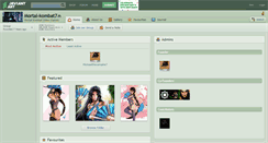 Desktop Screenshot of mortal-kombat7.deviantart.com