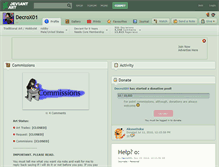 Tablet Screenshot of decrox01.deviantart.com