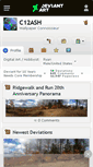 Mobile Screenshot of c12ash.deviantart.com
