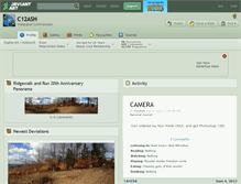 Tablet Screenshot of c12ash.deviantart.com
