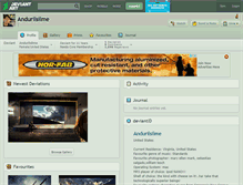 Tablet Screenshot of andurilsilme.deviantart.com