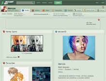 Tablet Screenshot of mercox.deviantart.com