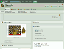 Tablet Screenshot of gfd-penguins.deviantart.com