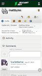 Mobile Screenshot of mattbyles.deviantart.com