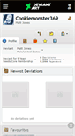 Mobile Screenshot of cookiemonster369.deviantart.com