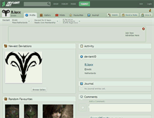 Tablet Screenshot of bjaxx.deviantart.com