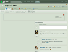 Tablet Screenshot of knight-of-lodoss.deviantart.com