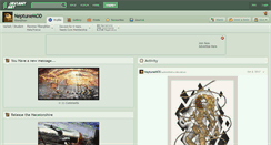 Desktop Screenshot of neptunemod.deviantart.com