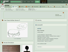 Tablet Screenshot of eichel.deviantart.com