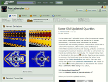Tablet Screenshot of fractalmonster.deviantart.com